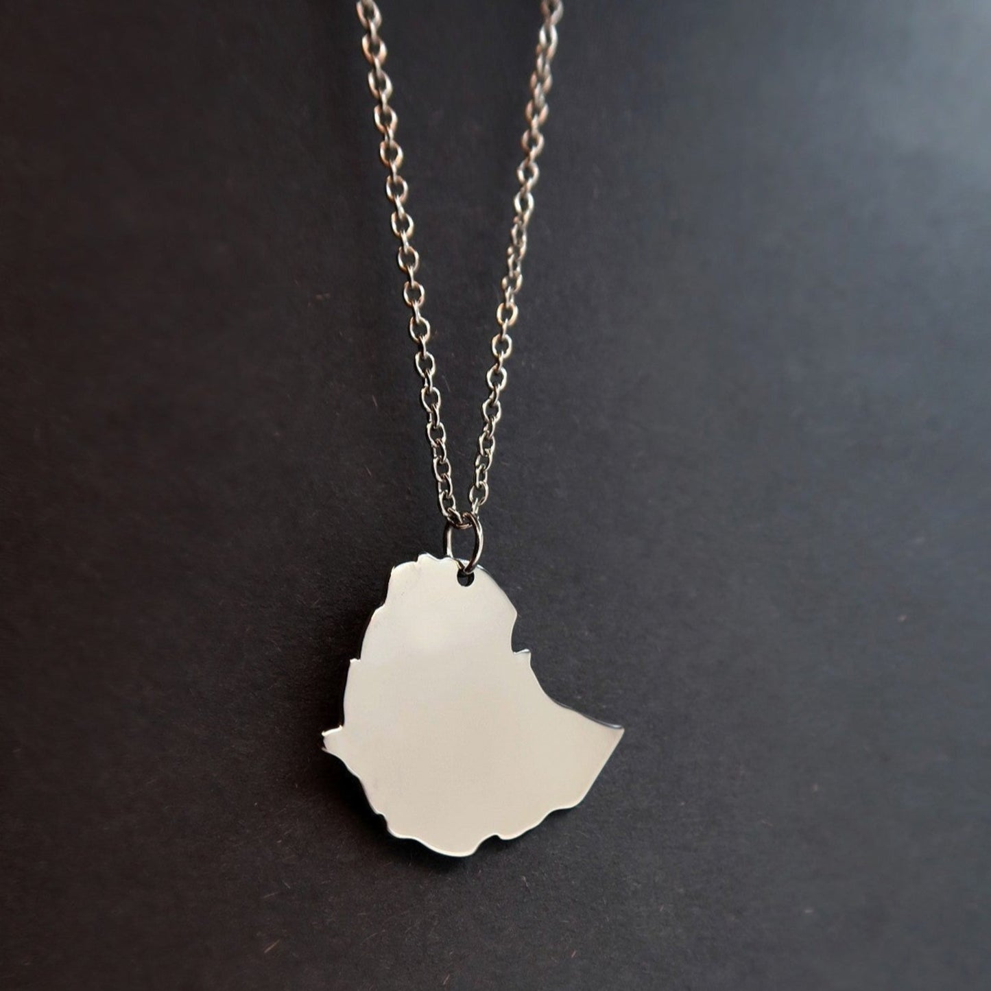 Ethiopia Map Pendant