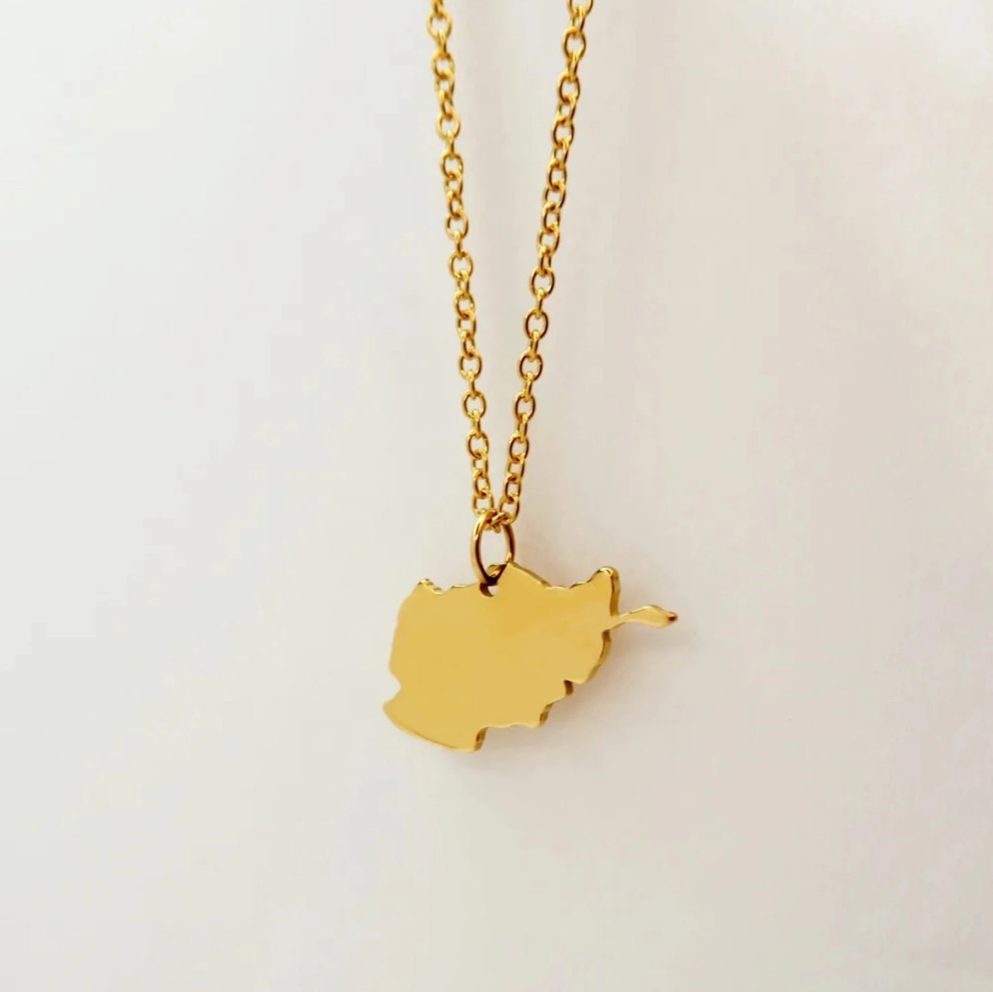 Afghanistan Map Pendant