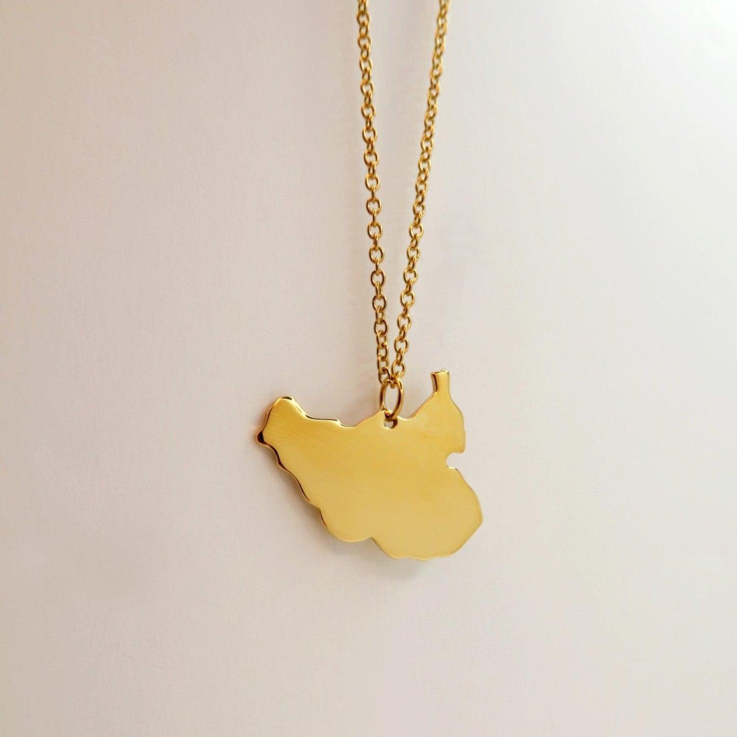 South Sudan Map Pendant