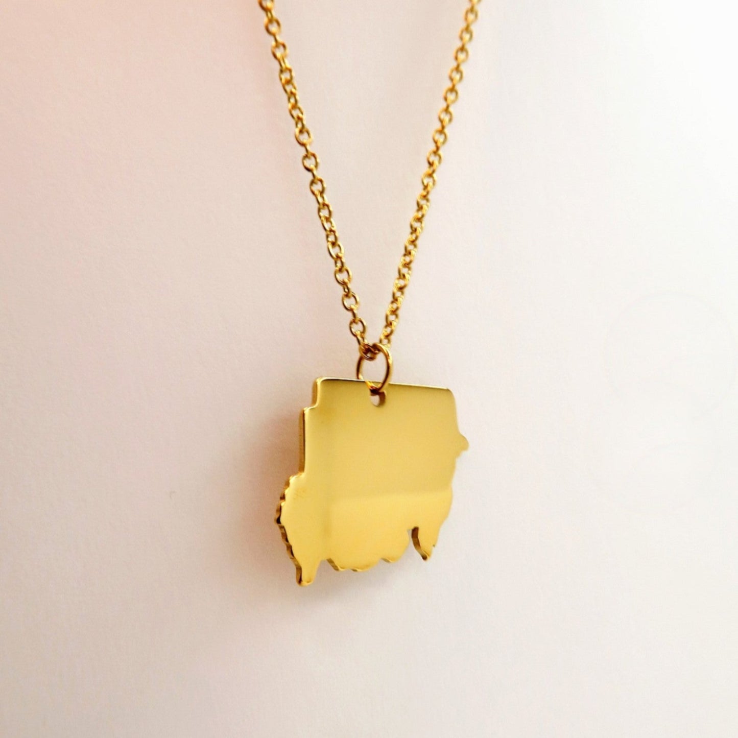 Sudan Map Pendant
