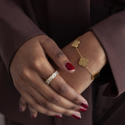 Sabr, Shukr, Tawakul Clover Bracelet